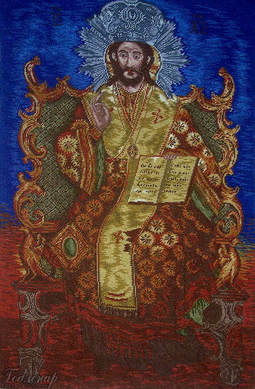 Исус на трона