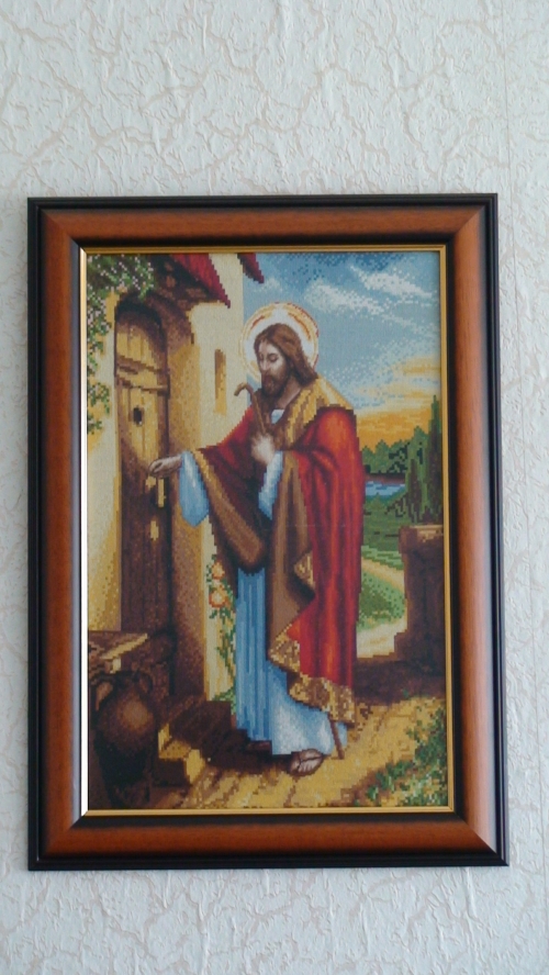 Исус чука на вратата