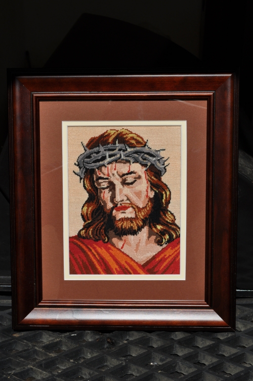 Cross-stitch Jesus