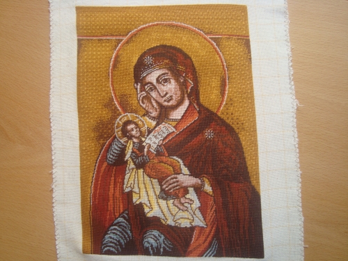 Cross-stitch Chеrvеna Svеta Bogoroditsa