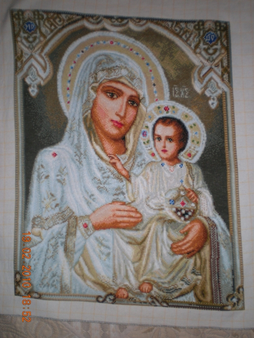 Cross-stitch YERUSALIMSKATA SVETA BOGORODICA