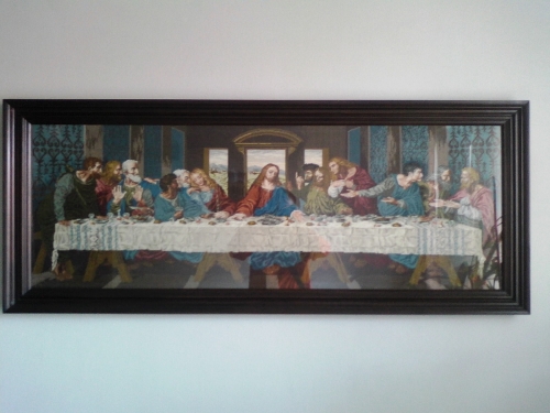 Cross-stitch THE SECRET SUPPER