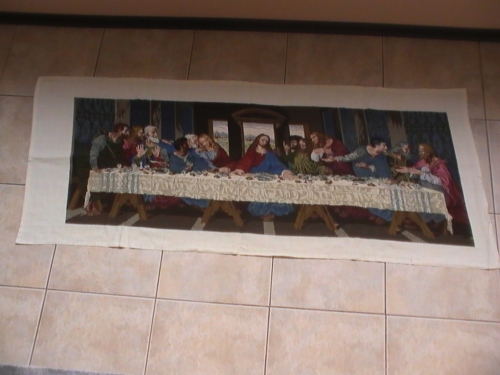 Cross-stitch The Last Supper