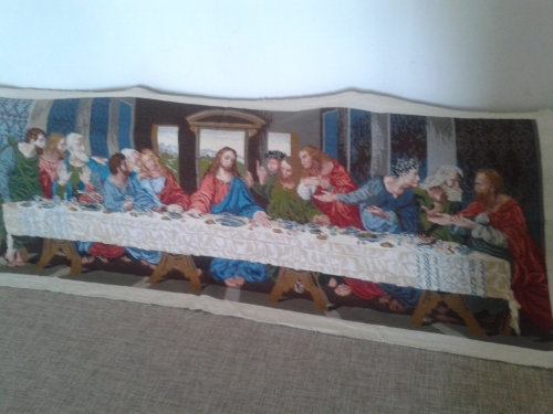 Cross-stitch The last supper