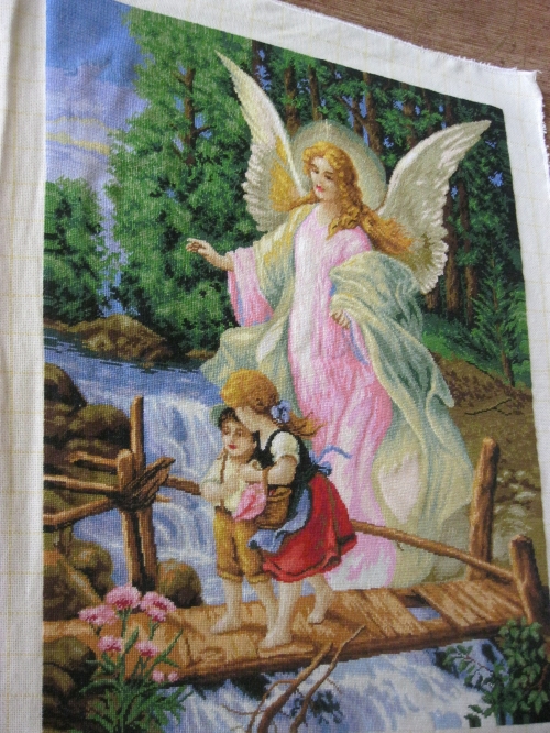 Cross-stitch angel pazitel