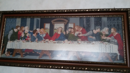 Cross-stitch The Last Supper