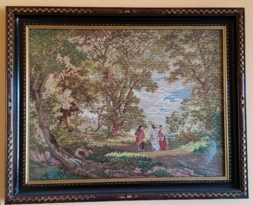 Cross-stitch Way to Emmaus  -  Robert Z?nd