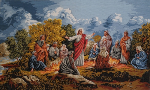 Cross-stitch "JESUS AND APOSTLES"