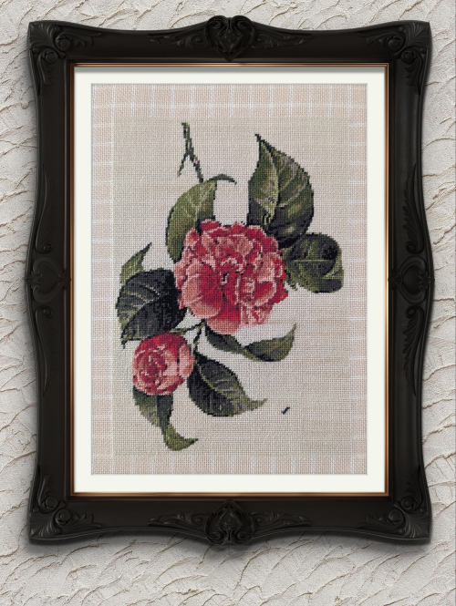 Cross-stitch Roses